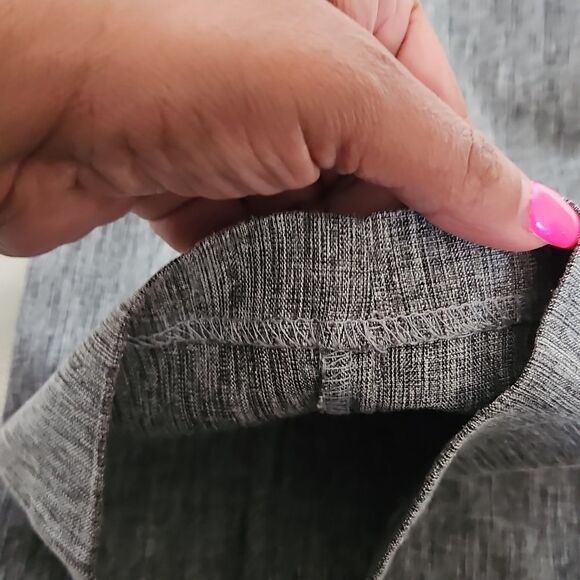 Gray Textured Pants - Picture 9 of 16